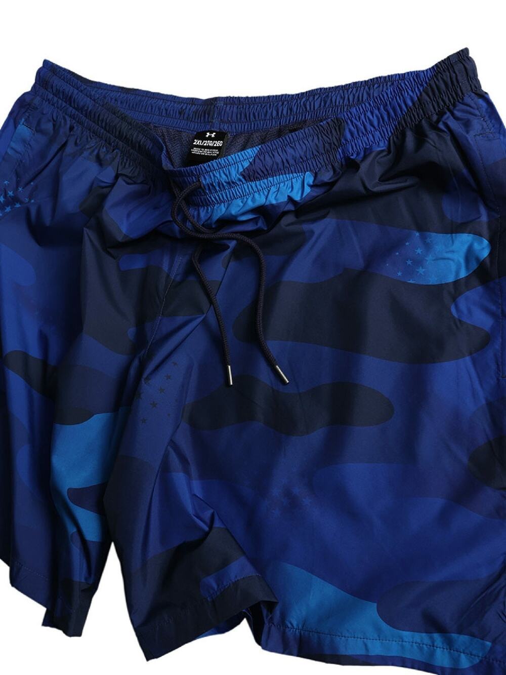 Under Armour Freedom Size S Blue Camo Volley Shorts